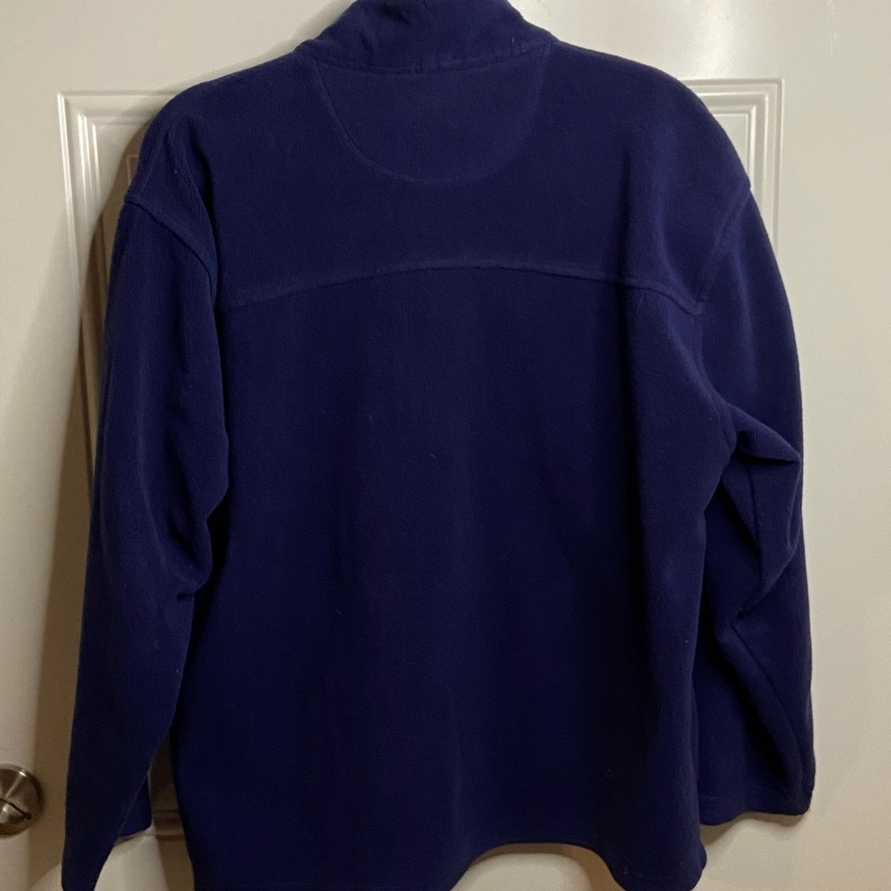Men”s navy blue Alpine-Tek by Palmetto’s. Full zipper. Pockets. Fleece - Picture 2 of 3